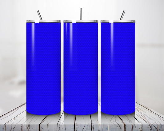Blue Solid DIY Tumbler