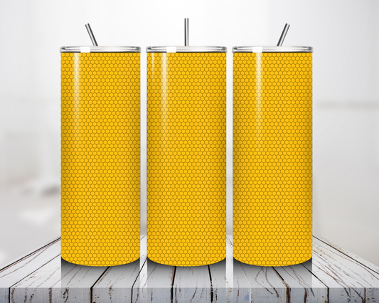 Yellow Solid DIY Tumbler